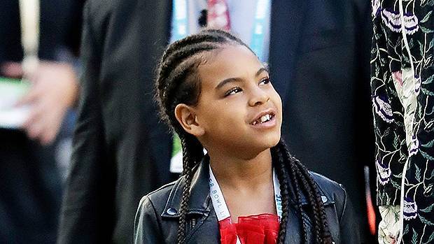 Blue Ivy Sports Long Hair Congratulating LeBron James With Jay-Z After Lakers Win — Watch - hollywoodlife.com