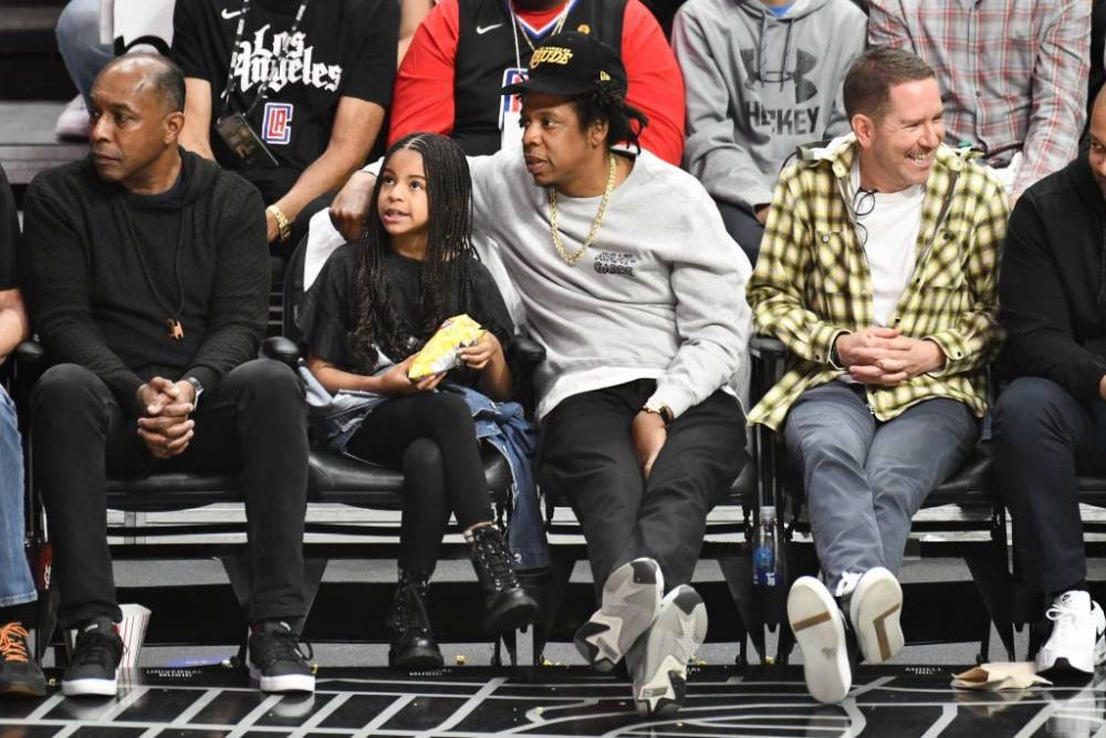 Jay Z And Blue Ivy Enjoy Daddy-Daughter Time at Lakers Game - etcanada.com - Centre