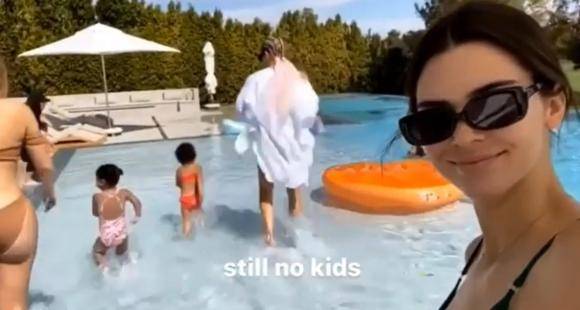 Kendall Jenner is happy not having kids as she enjoys a vacay with Kim Kardashian, Kourtney, Khloe & the kids - www.pinkvilla.com - USA