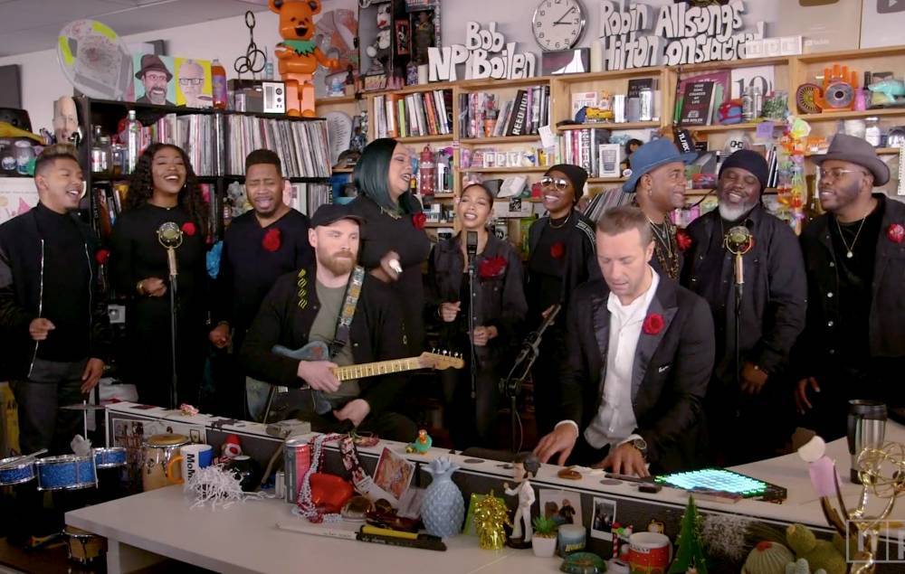 Watch Coldplay deliver soaring Prince cover with nine-piece choir on NPR’s Tiny Desk - www.nme.com - Choir