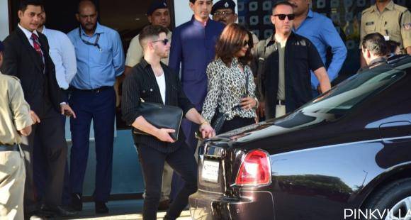 Nick Jonas flaunts his Tom Ford bag at the airport with Priyanka Chopra & the cost is three times our salary - www.pinkvilla.com - India - city Mumbai