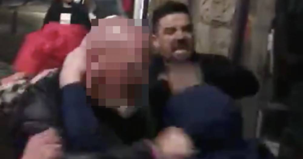 Rangers legend Nacho Novo filmed battering into man's face in street brawl - www.dailyrecord.co.uk - Spain - city Lanarkshire