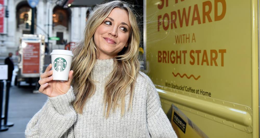 Kaley Cuoco Kicks Off Starbucks 'Shine from the Start' Spring Campaign! - www.justjared.com - New York