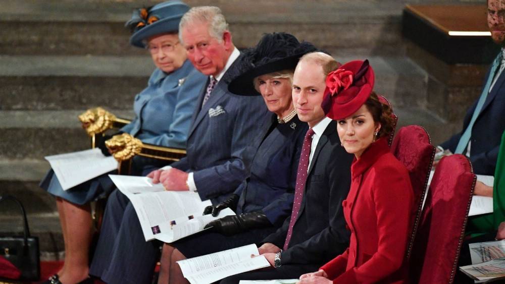Royals Don't Shake Hands at Commonwealth Service After Prince William Mocks Coronavirus - www.etonline.com - county Prince Edward