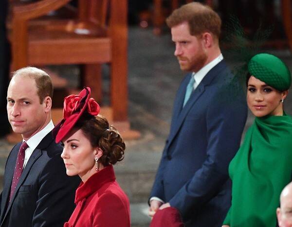 Why Meghan Markle and Prince Harry Sat Behind Prince William and Kate Middleton at Final Royal Event - www.eonline.com