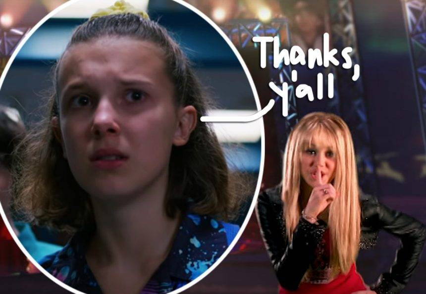 Millie Bobby Brown Learned To Do An American Accent From Watching Hannah Montana! - perezhilton.com - USA - Montana