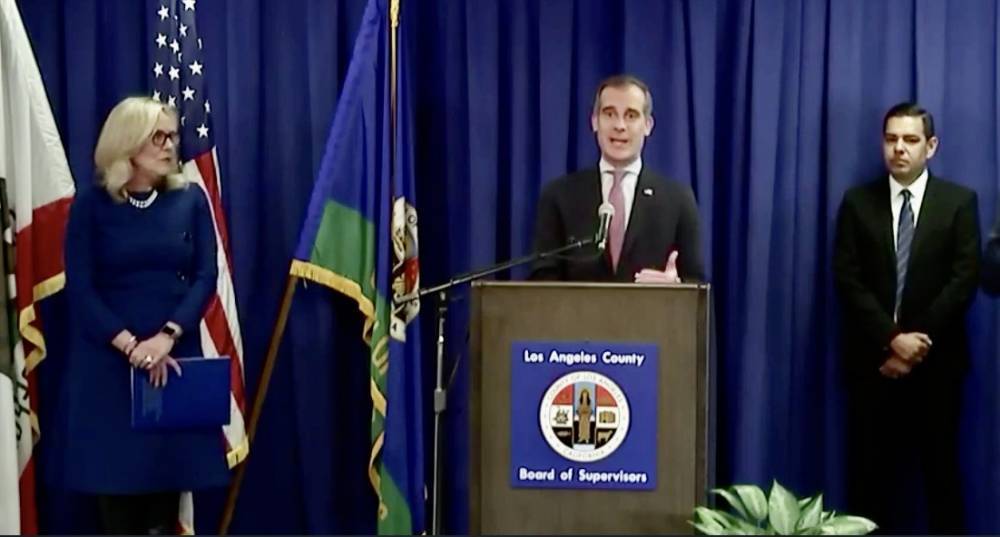 Garcetti orders additional business and institution closures, city-wide rent freeze - www.losangelesblade.com - Los Angeles - California