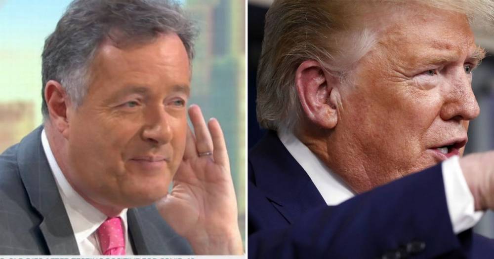 Susanna Reid compares Piers Morgan to Donald Trump after make-up fail exposed - www.manchestereveningnews.co.uk - Britain