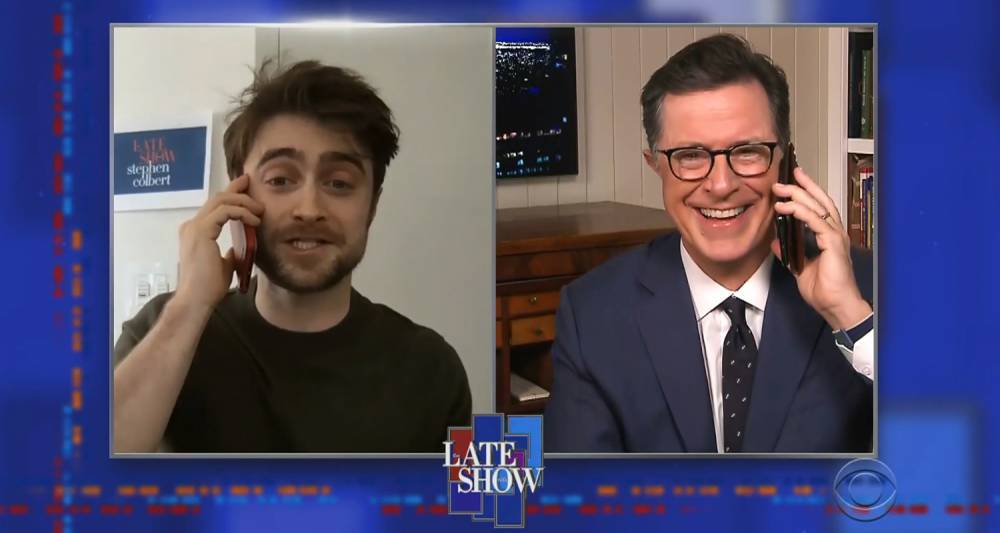 Daniel Radcliffe Explains How He Found Out About His False Coronavirus Rumor on 'Late Show'! (Video) - www.justjared.com