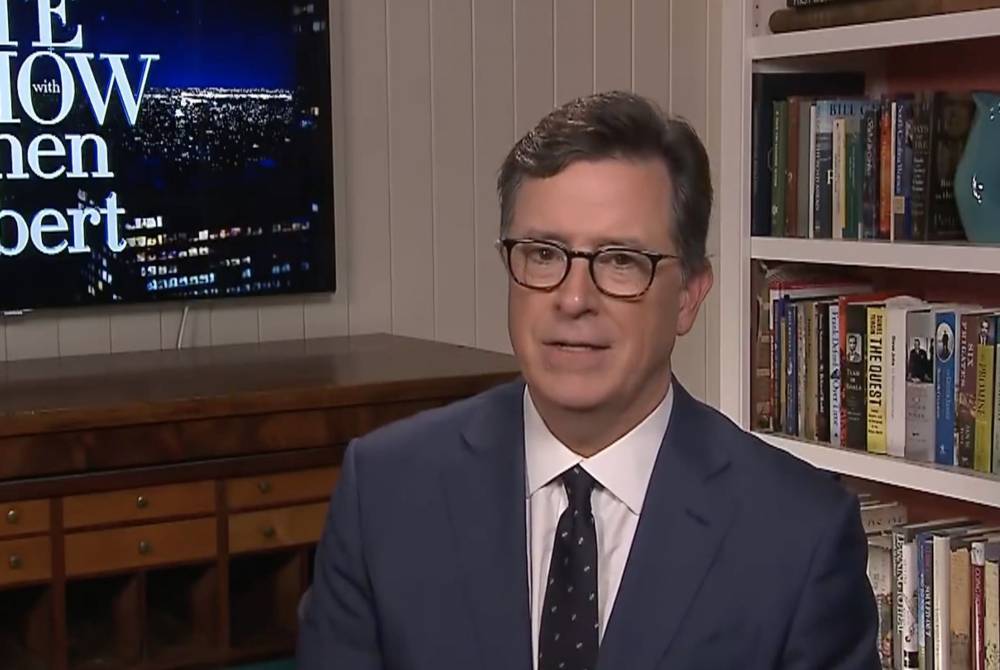Stephen Colbert Ditches The Suit ‘From The Waist Down’ In New Monologue From Home - etcanada.com