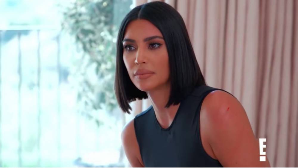 Kim Kardashian Cleans Up Bloody Nail Wounds From Sister Kourtney Kardashian on 'KUWTK' - www.etonline.com