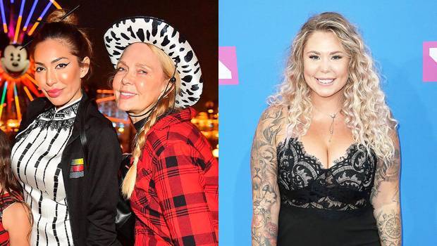 Farrah Abraham’s Mom Debra Shades Kailyn Lowry While Wearing A Blue Mohawk Wig Harness - hollywoodlife.com