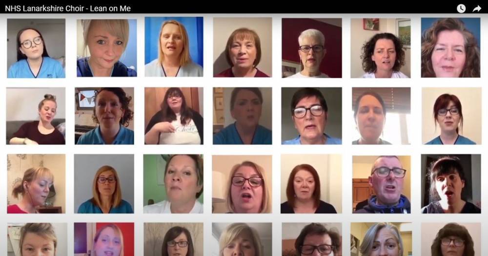 WATCH: Frontline NHS Lanarkshire staff's touching rendition of a Bill Withers' classic - www.dailyrecord.co.uk - Choir