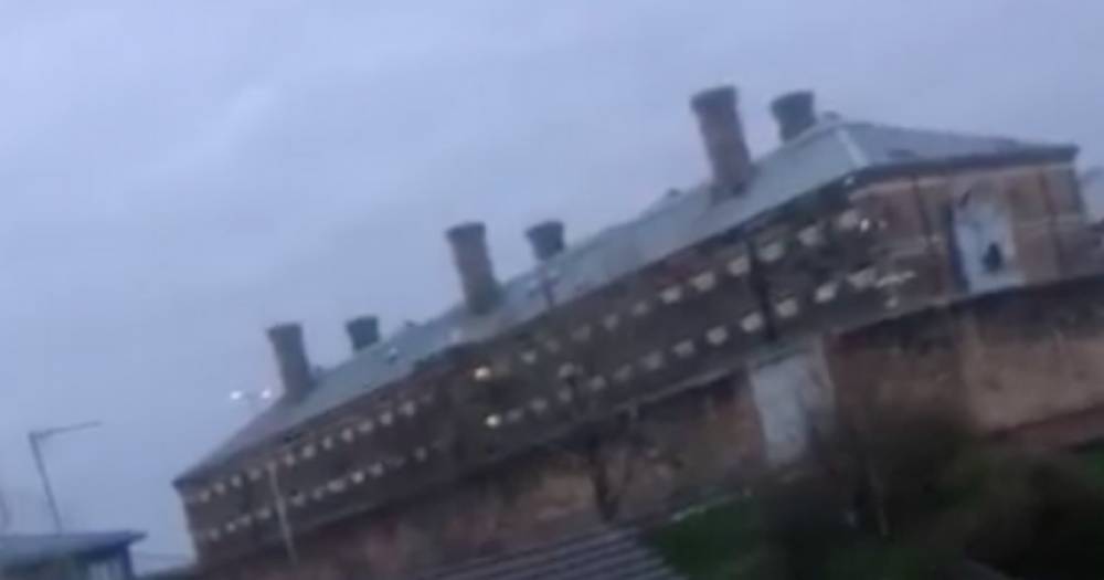 Watch as prisoners inside Barlinnie jail cheer and shout 'come on carers' - www.dailyrecord.co.uk