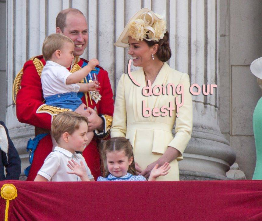 old princess Charlotte - old prince Louis - Here’s How Kate Middleton Is Keeping Her Kids Busy During The Coronavirus Pandemic! - perezhilton.com