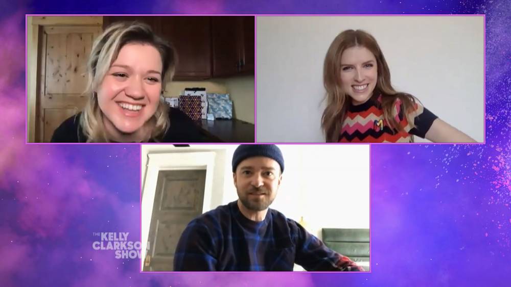 Kelly Clarkson’s Adorable Kids Crash Singer’s Interview With Justin Timberlake & Anna Kendrick - etcanada.com