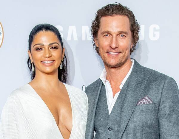Watch Matthew McConaughey and Camila Alves Deliver Masks to Police Officers - www.eonline.com