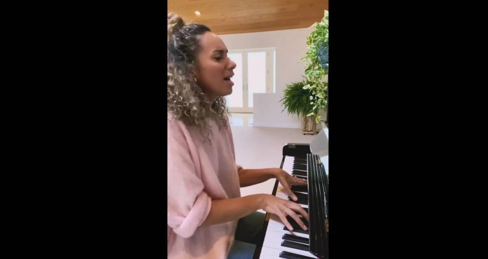 Leona Lewis Sings 'Better in Time' at Home to Remind Fans That Things Will Get Better (Video) - www.justjared.com