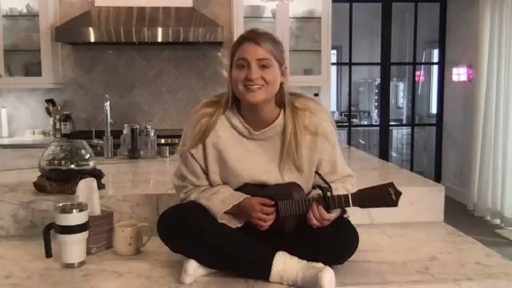 Meghan Trainor Covers Britney Spears' 'Lucky' on Ukulele During Billboard Live At-Home Concert - www.billboard.com