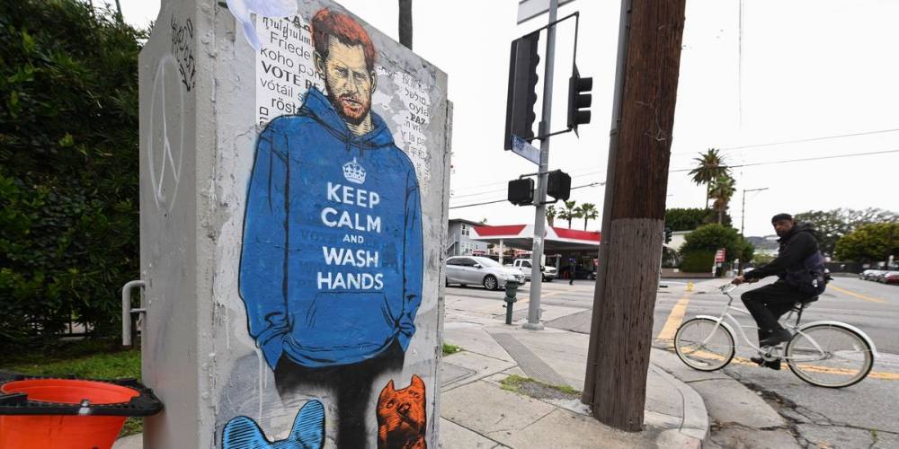 Someone Created a Street Art Portrait of Prince Harry In LA - www.marieclaire.com