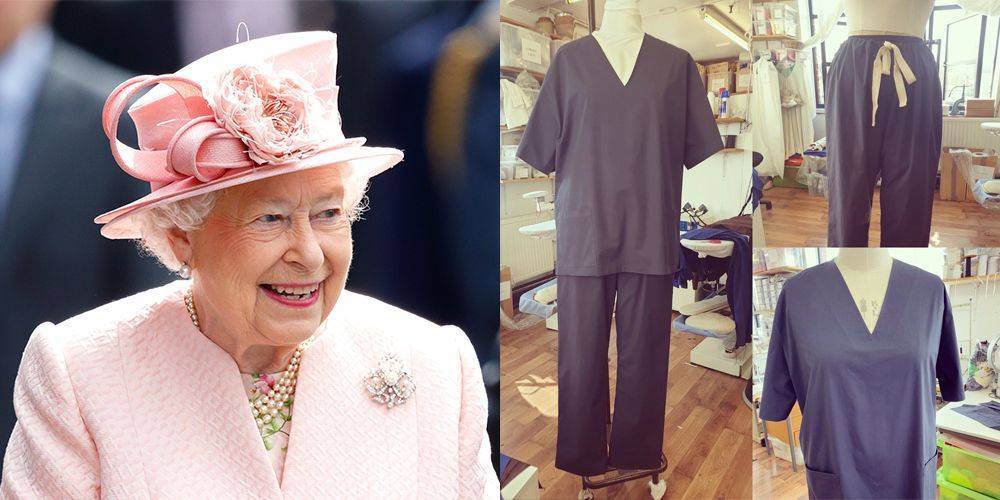 Queen Elizabeth's Dressmaker Is Making Scrubs to Aid Health Workers Amid the Coronavirus Crisis - www.marieclaire.com