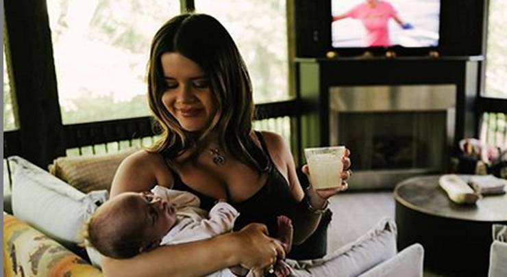 Maren Morris Shares Super Cute Photo with Newborn Son Hayes on Her 30th Birthday! - www.justjared.com