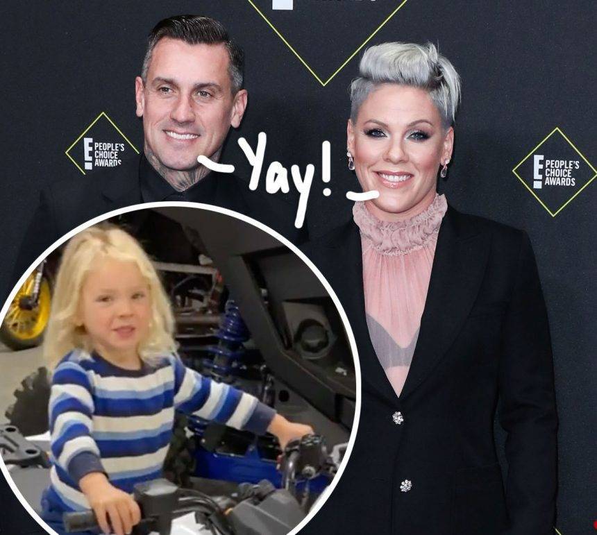 Pink’s Son Jameson Looks Healthy & Happy ‘Rocking Out’ With Dad Carey Hart After Recovering From The Coronavirus! - perezhilton.com