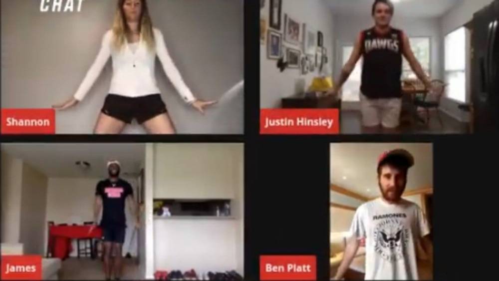 Ben Platt Joins 'Cheer' Cast to Learn Fun Dance Routine During Quarantine Livestream -- Watch - www.etonline.com - Los Angeles