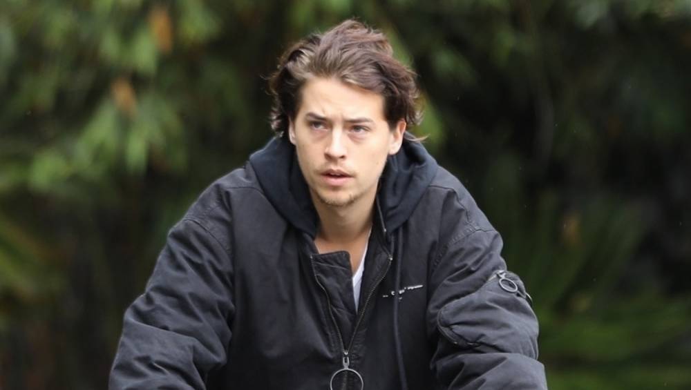 Cole Sprouse Goes for Bike Ride in Hollywood Hills - www.justjared.com - county Cole