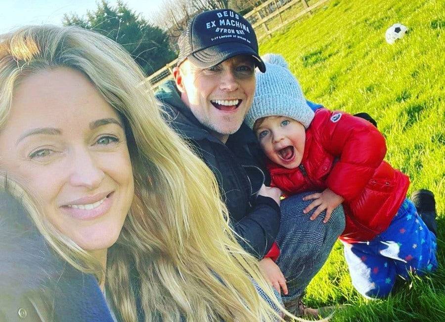 Storm Keating shares sweet moment of Ronan exercising with little Cooper - evoke.ie