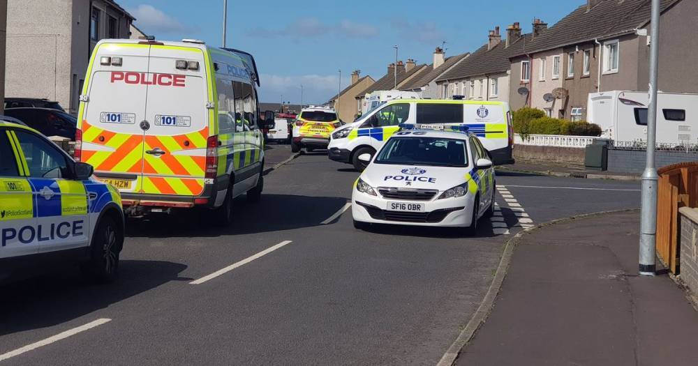 Ayrshire street sealed off as police deal with Easter Sunday incident - www.dailyrecord.co.uk