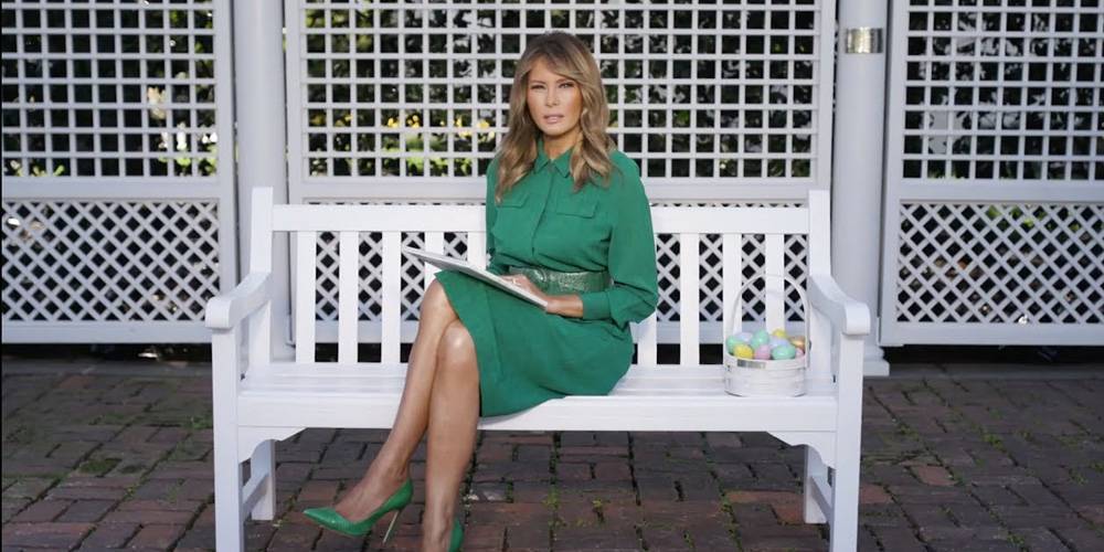 First Lady Melania Trump Reads Easter Story 'The Little Rabbit' - Watch (Video) - www.justjared.com - USA