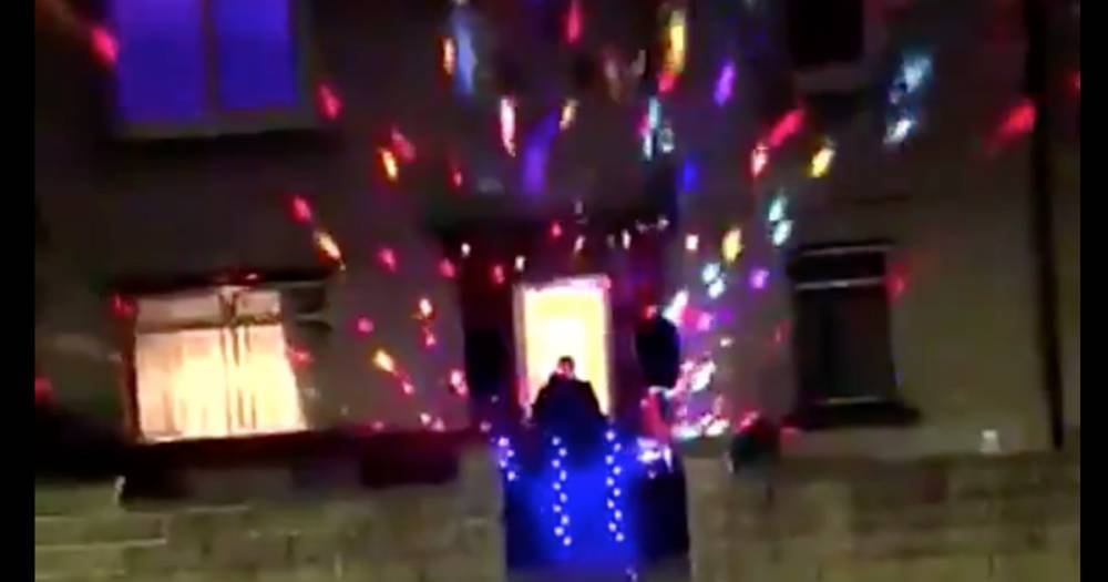 Scots DJ lights up West Lothian street with weekend dance party amid lockdown - www.dailyrecord.co.uk - Scotland