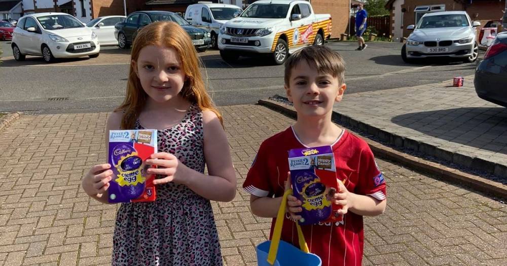 Covid-19 community group delivers Easter eggs to every child in Bothwell and Uddingston - www.dailyrecord.co.uk
