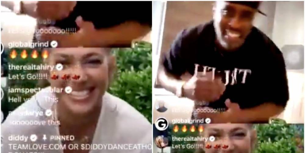 Good Morning, Here's J.Lo Dancing with Her Ex-Boyfriend Diddy on Instagram Live - www.cosmopolitan.com