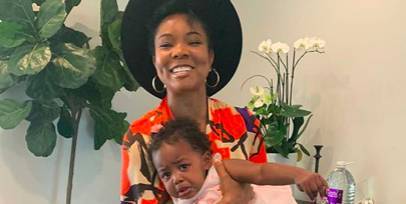 Gabrielle Union Took the Funniest Easter Portrait With Daughter Kaavia - www.marieclaire.com