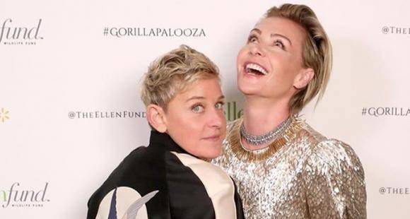 Ellen DeGeneres and Portia de Rossi deliver face shields for hospital workers - www.pinkvilla.com - California