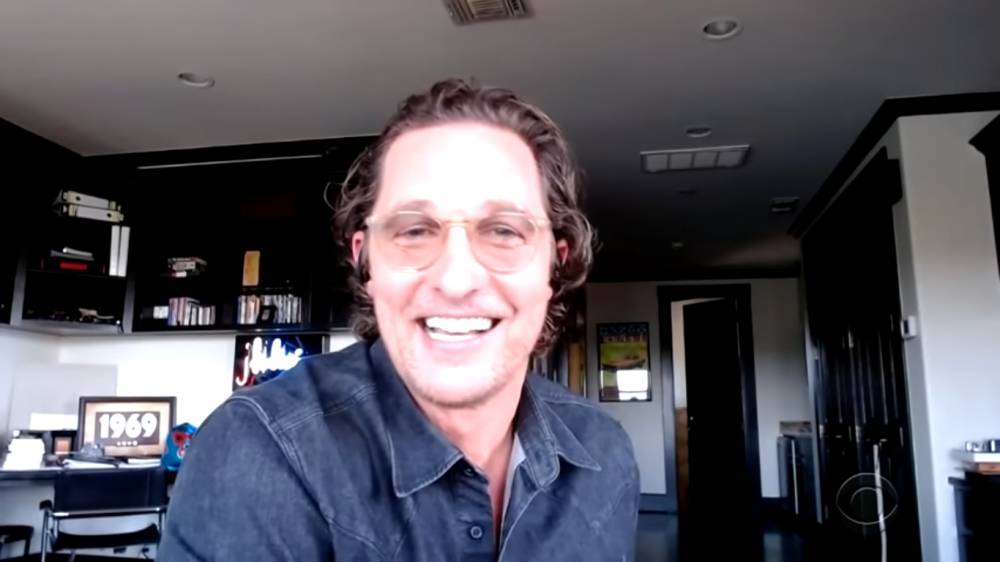 Matthew McConaughey Shares His Zoom Tips With Stephen Colbert - etcanada.com - Texas