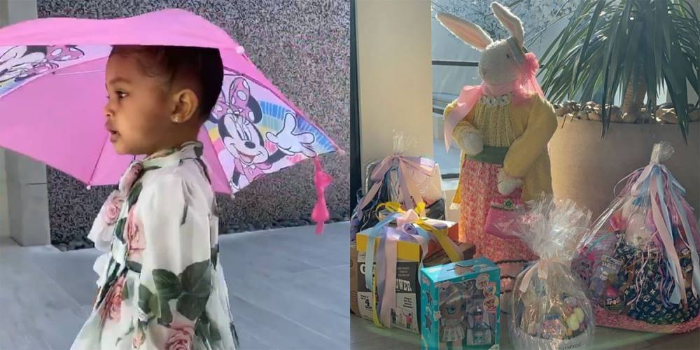 Kylie Jenner and Travis Scott Gave Stormi an Extravagant Easter Celebration in Palm Springs - www.elle.com - city Palm Springs