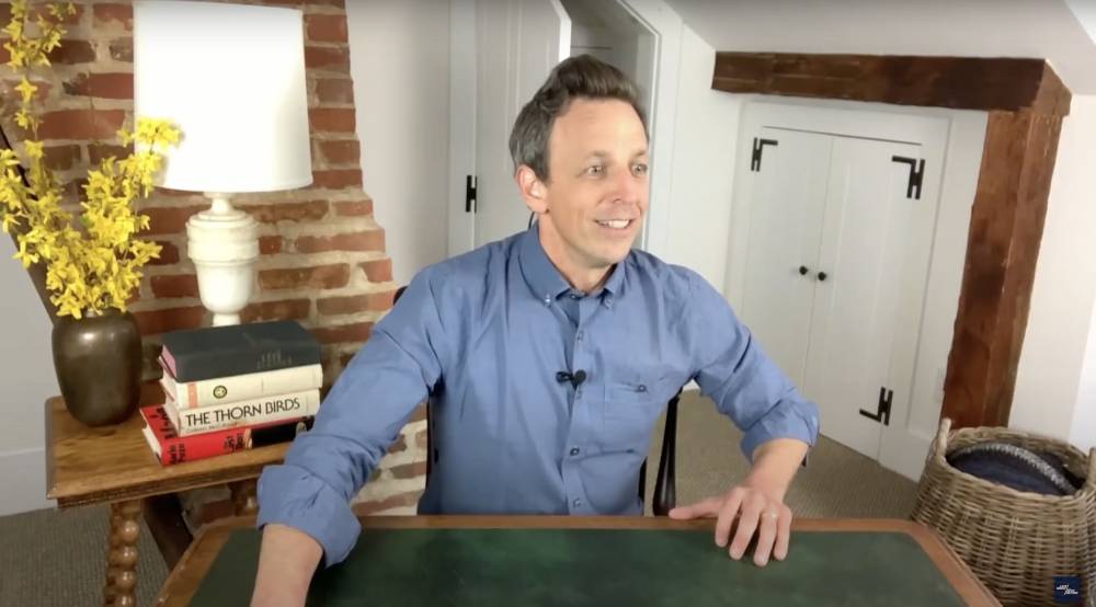 Seth Meyers’ Kids Break Out Of The Attic Closet He Totally Wasn’t Hiding Them In - etcanada.com