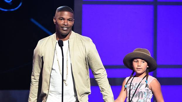 Jamie Foxx Shares Rare Glimpse Of Daughter, Annalise, 11, During Chat With Carmelo Anthony - hollywoodlife.com