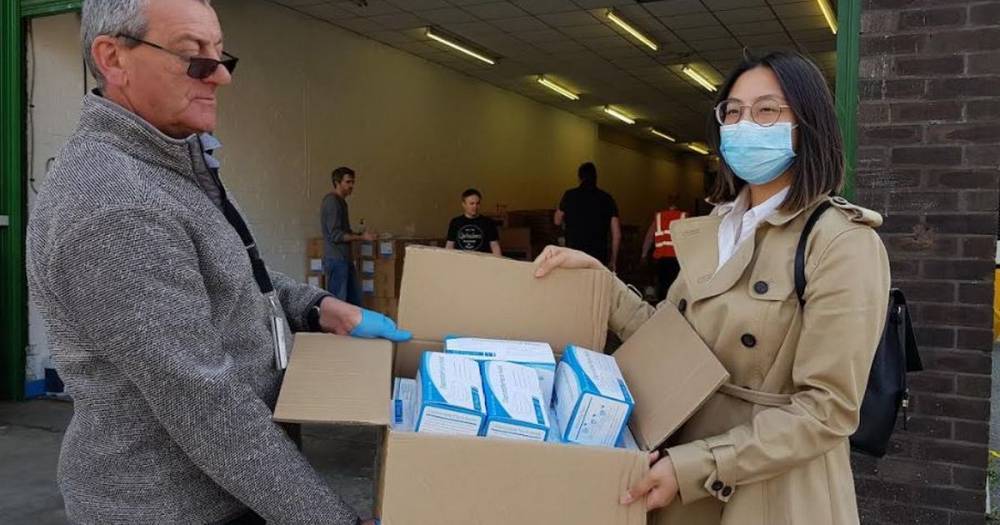 Thousands of protective face masks, gloves and aprons donated by Manchester's Chinese community to social care workers - www.manchestereveningnews.co.uk - China