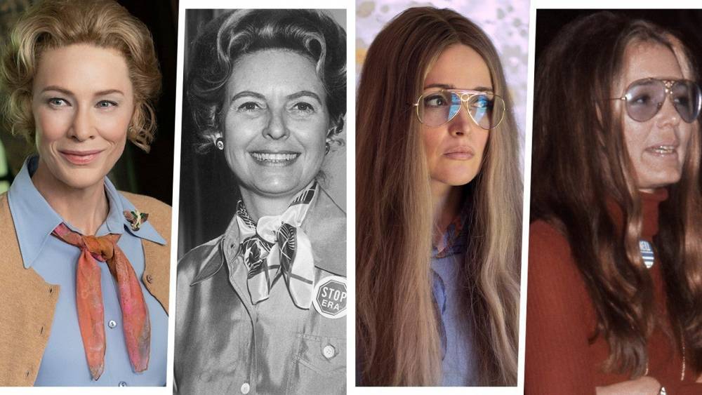 'Mrs. America' Cast and Their Real-Life Counterparts: A Visual Guide to the ERA Battle - www.etonline.com - USA