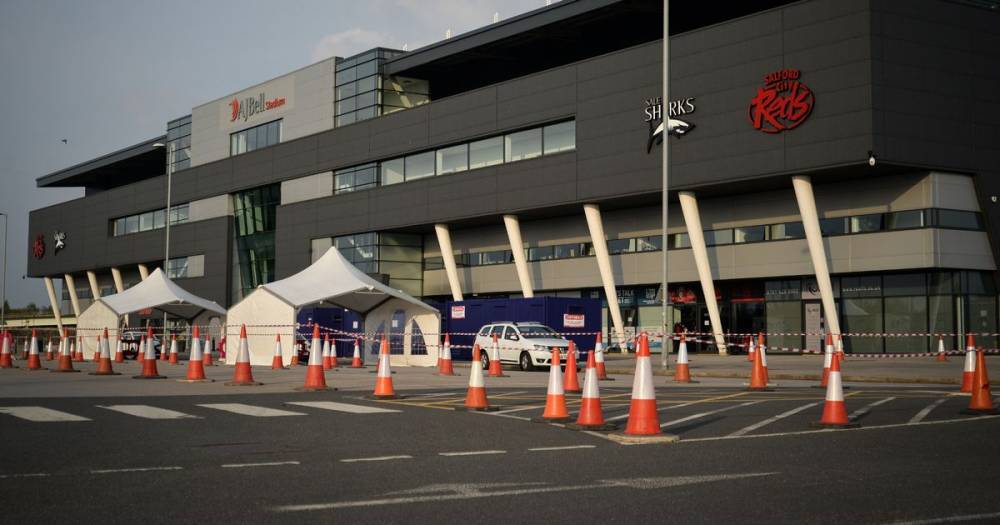 Coronavirus testing centre set up at Salford's AJ Bell Stadium in just 24 hours - www.manchestereveningnews.co.uk