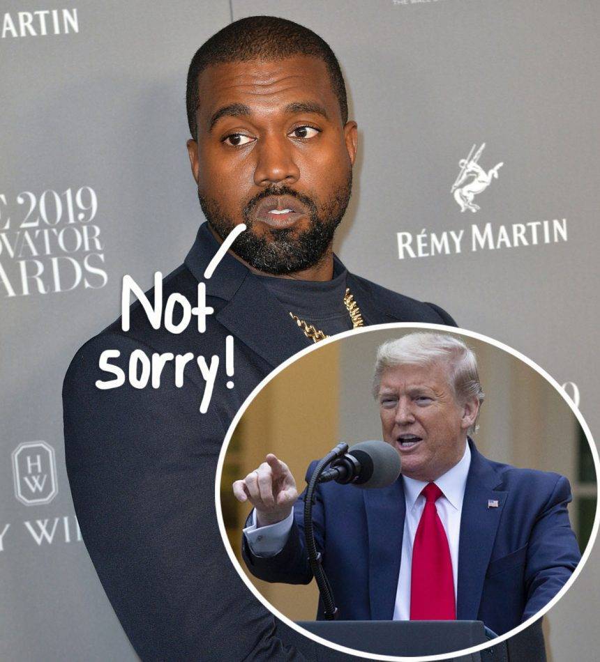 Kanye West Says He Won’t Be Bullied Out Of Voting For Donald Trump In November! - perezhilton.com