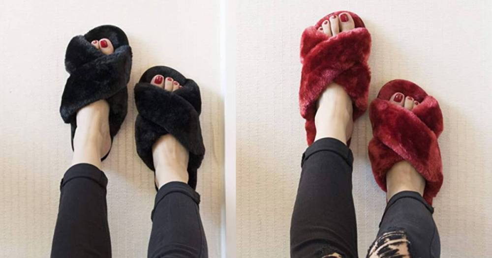 We’re Picking Up These Affordable Fuzzy Slippers in Every Single Color - www.usmagazine.com