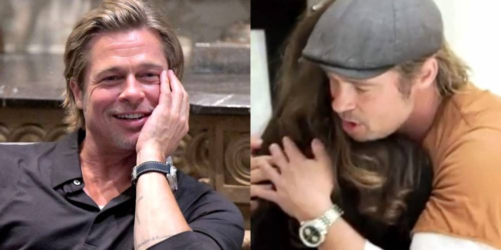Watch Brad Pitt Shed a Tear In a New Clip from His Guest Stint on the New Property Brothers Series - www.marieclaire.com