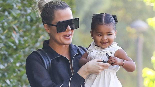 True Thompson Plays Tag With Mommy Khloe Kardashian In An Adorable Outfit — Watch - hollywoodlife.com