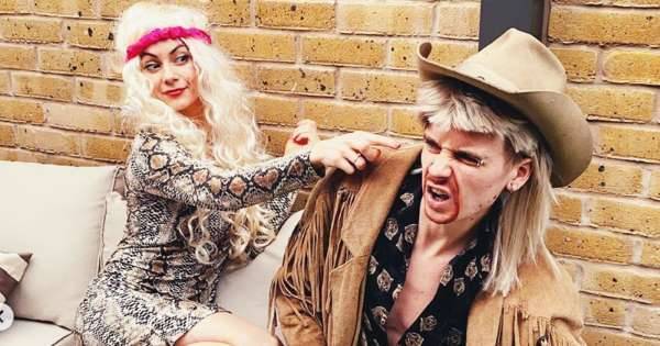 Joe Sugg And Dianne Buswell Give Their Best Joe Exotic And Carole Baskin In Tiger King Tribute - www.msn.com