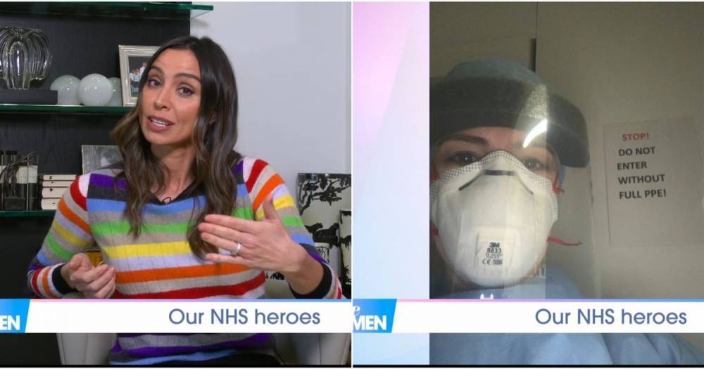 Loose Women's Christine Lampard breaks down on air as she pays tribute to friend on NHS frontline - www.manchestereveningnews.co.uk